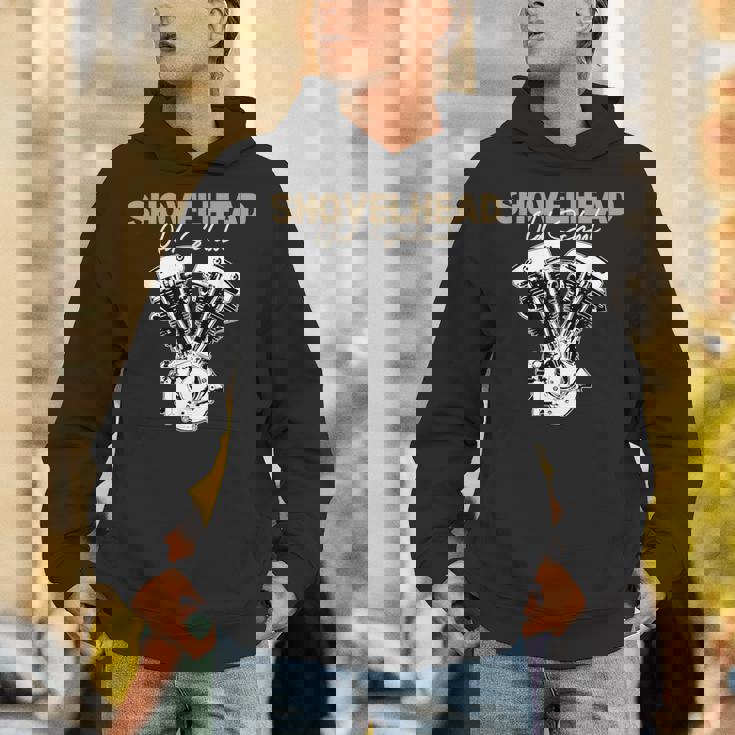 ショベルヘッド チョッパー ボバー オートバイ バイカー オールドスクール Hd パーカー