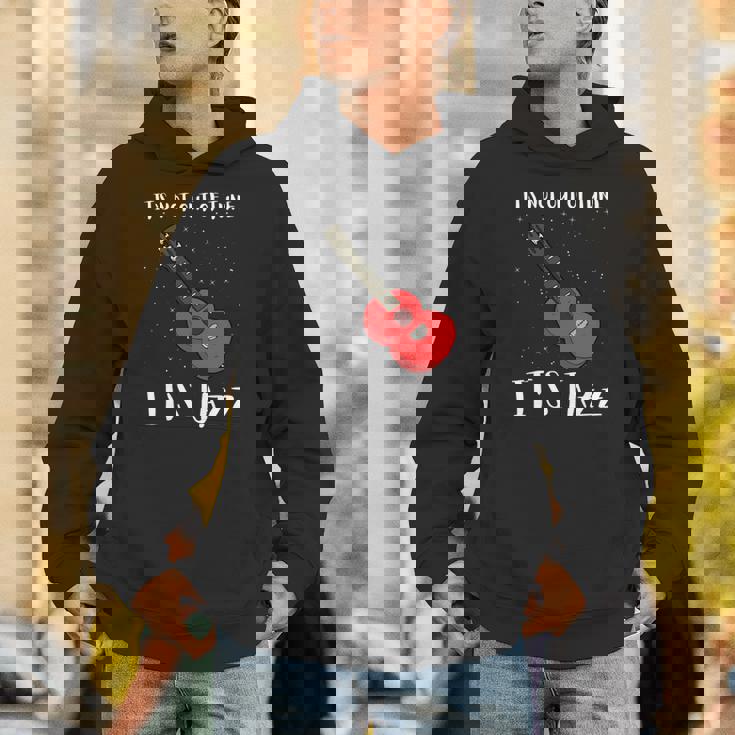 ジャズミュージックとジャズギター-調子が狂っていない 長袖tシャツ パーカー