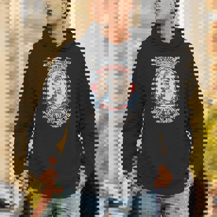 ジョン・ブラウンがヴィンテージを撃っただろう誰かと決して議論しないでください 長袖tシャツ パーカー