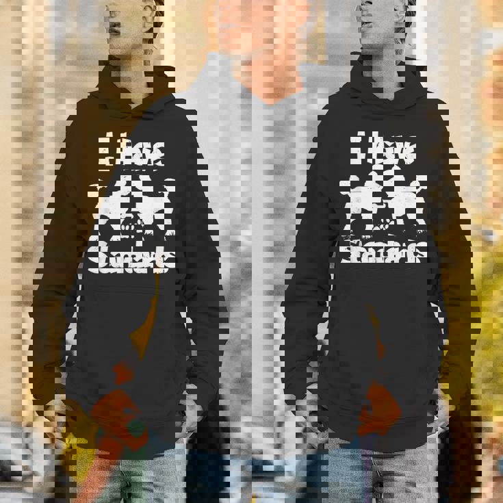 スタンダード プードル オーナーズ I Havetandards ファニー プードル パーカー