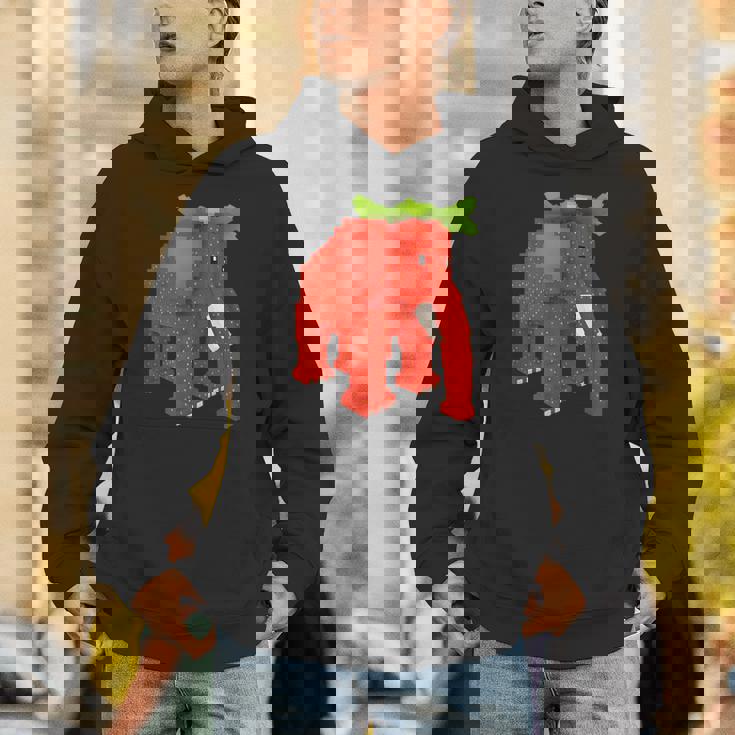 ストロベリーエレファントスティールブレインロットシークレットレアビデオゲーム パーカー