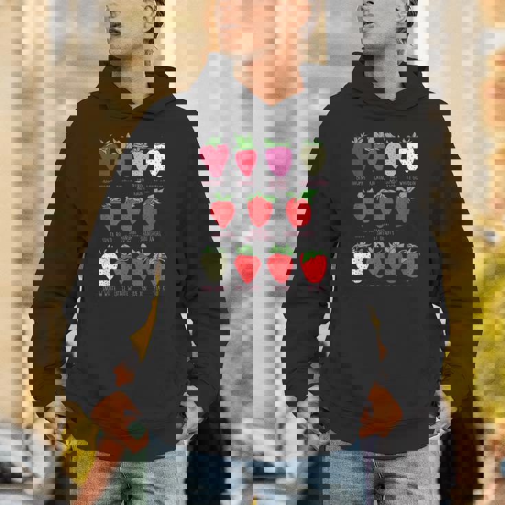 ストロベリーフルーツシャツ イチゴの種類 コテージコア パーカー