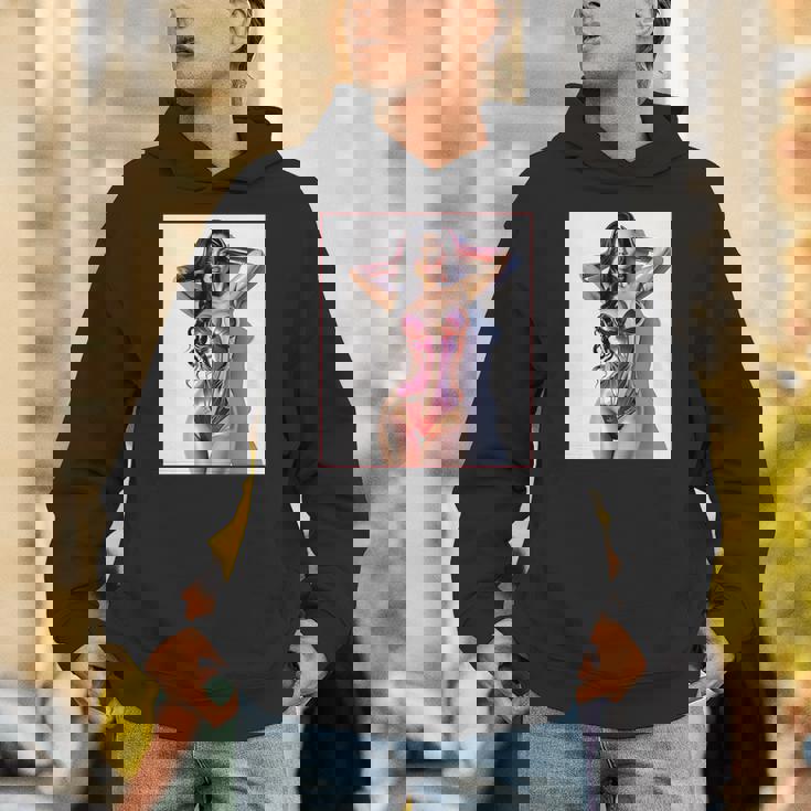 セクシーガールグラフィックtシャツ セクシー巨乳sfピンナップガール 長袖tシャツ パーカー