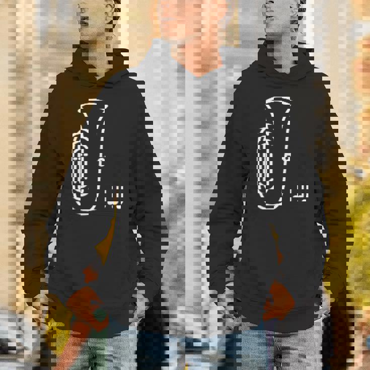 チューバ 楽器 吹奏楽 オーケストラ シンプル 音楽 パーカー