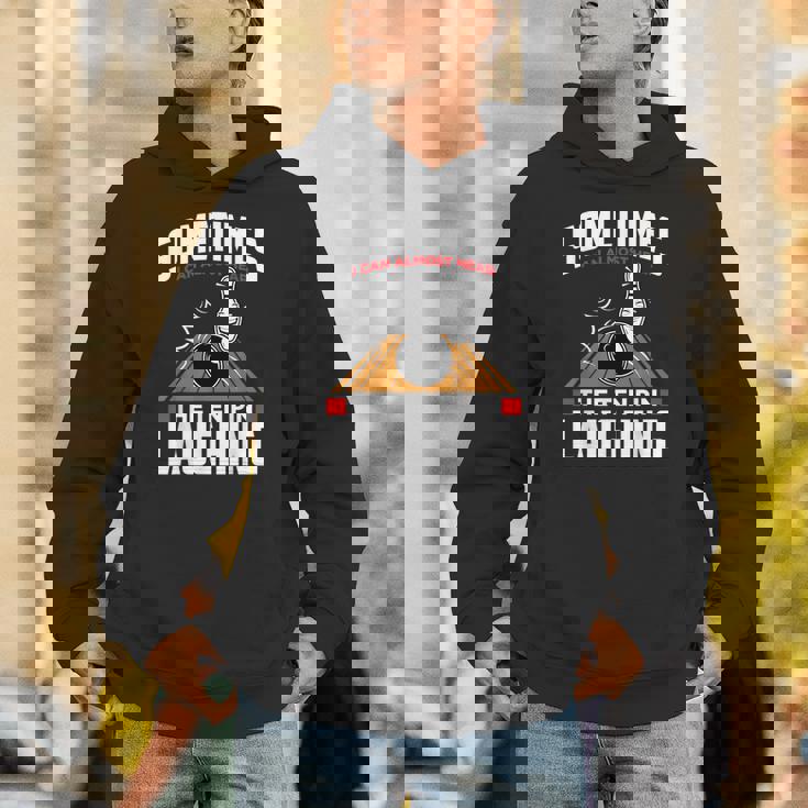 テンピンの笑い声を聞いてください-面白いボウラーとボウリング パーカー