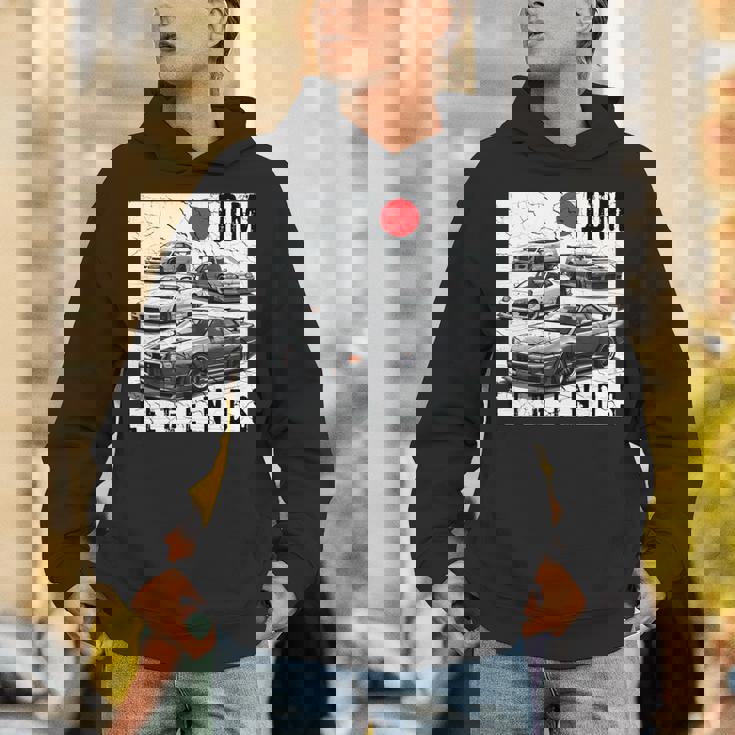 ディストレス Jdm レジェンズ レースカー 国旗 日本製 長袖tシャツ パーカー