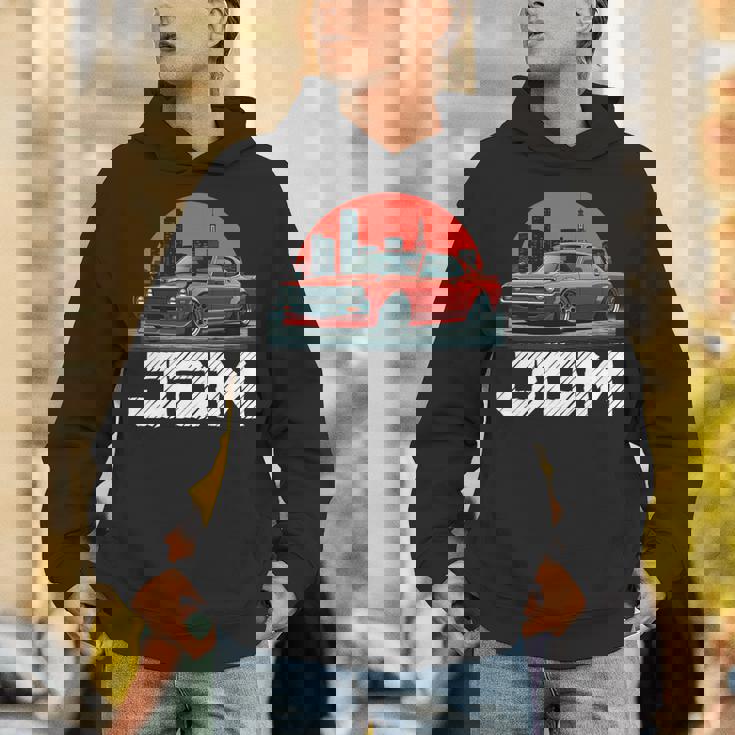 ディストレス Jdm レジェンド ドリフト レース レッドカー 東京スカイライン ギフト 長袖tシャツ パーカー