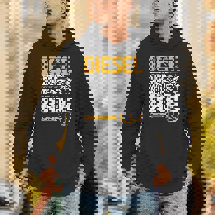 ディーゼルの煙で骨が折れる パーカー