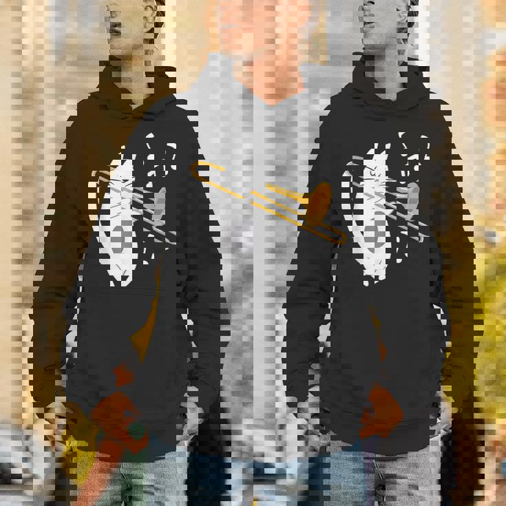 トロンボーン奏者 猫 トロンボーン奏者 音楽好き パーカー