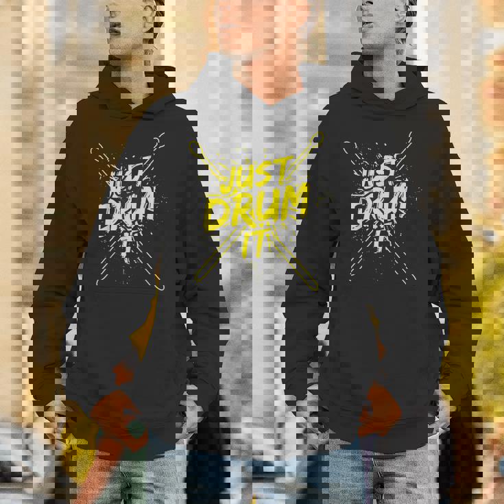 ドラムドラマーのドラマーミュージシャン衣装ドラマー パーカー