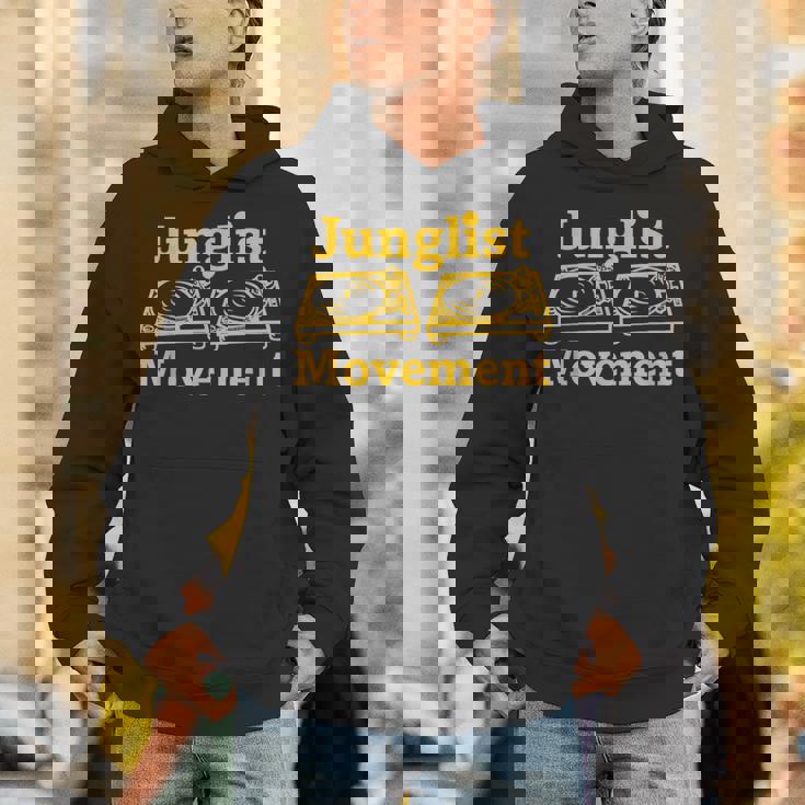 ドラムンベース レイバー ジャンクリスト ムーブメント Dj ターンテーブル アート デザイン パーカー