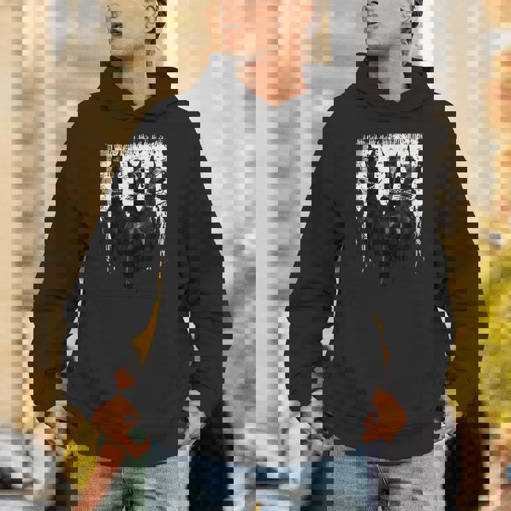 ドーベルマン・ピンシャー 黒と白の犬の恋人 パーカー