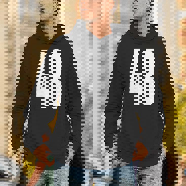 ナンバーフォーティーエイト 48 スポーツチーム制服 誕生日 48 パーカー