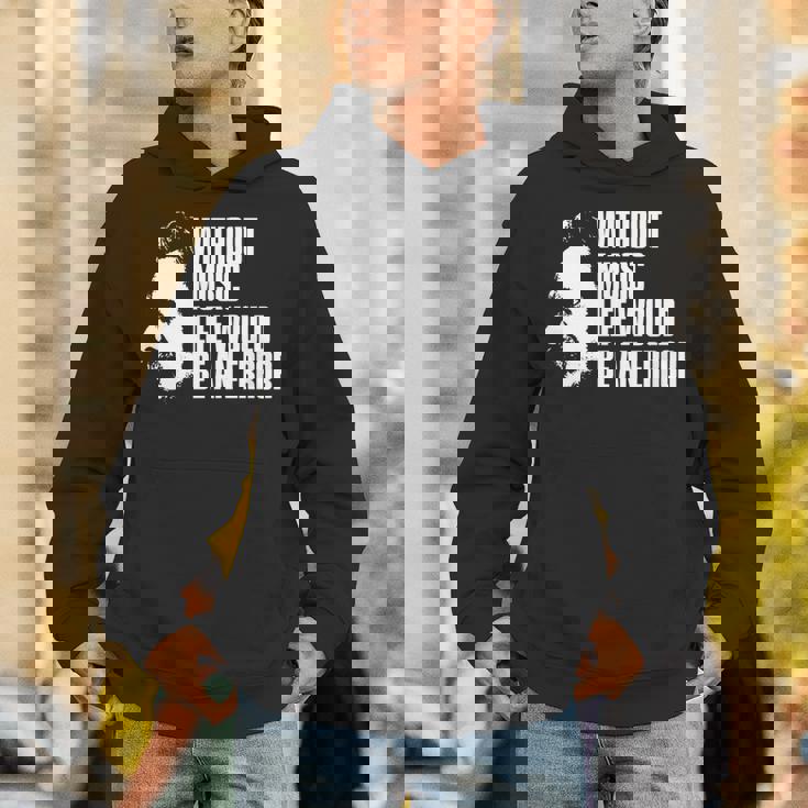 ニーチェの名言 音楽のない人生は間違いだろう 長袖tシャツ パーカー