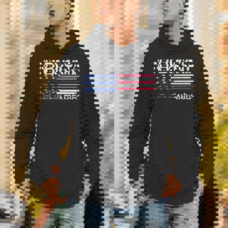 ネブラスカの座標 米国旗 パーカー