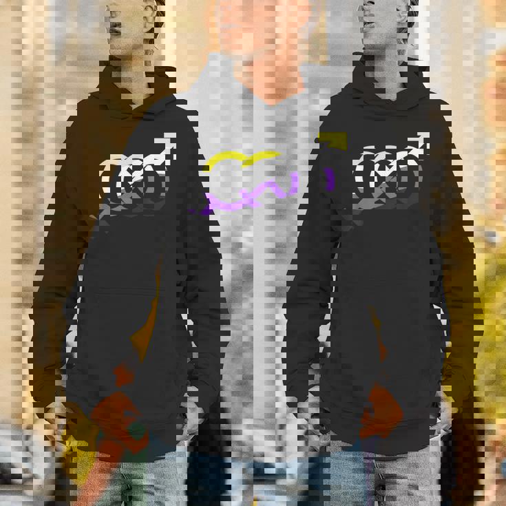 ノンバイナリー・プライド無限大 パーカー