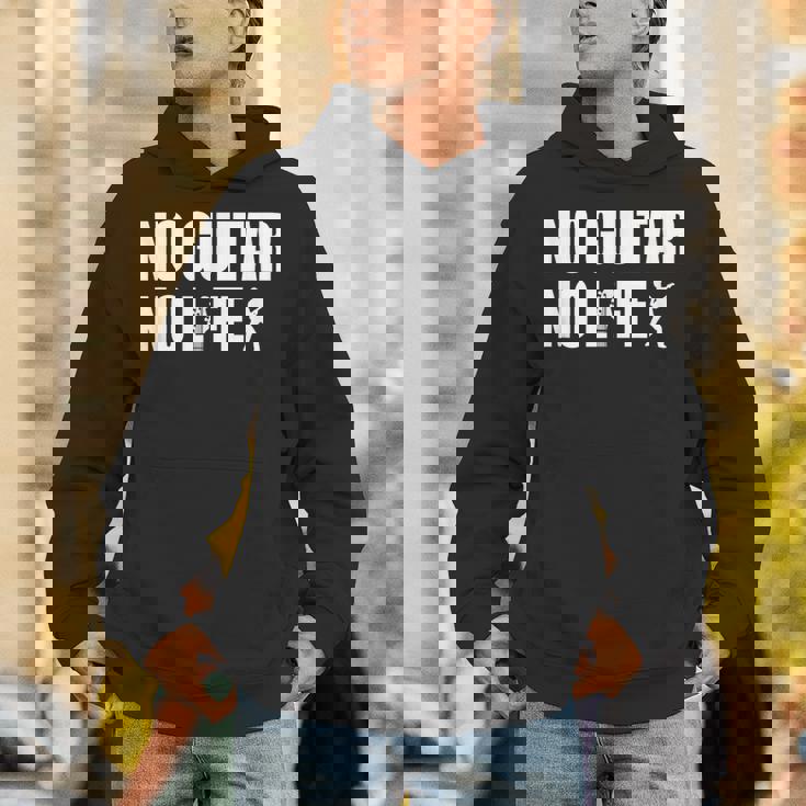 ノーギターノーライフ ギター好き ギター エレキギター ポップ音楽 ロック音楽 軽音部 バンド パーカー