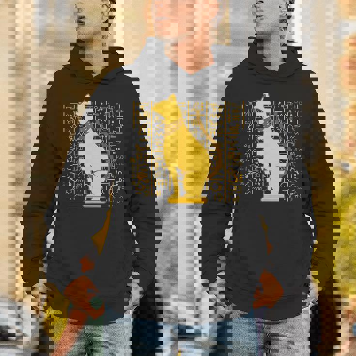 バステット 古代エジプト 猫 神 ヒエログリフ グラフィックアート 恋人 パーカー