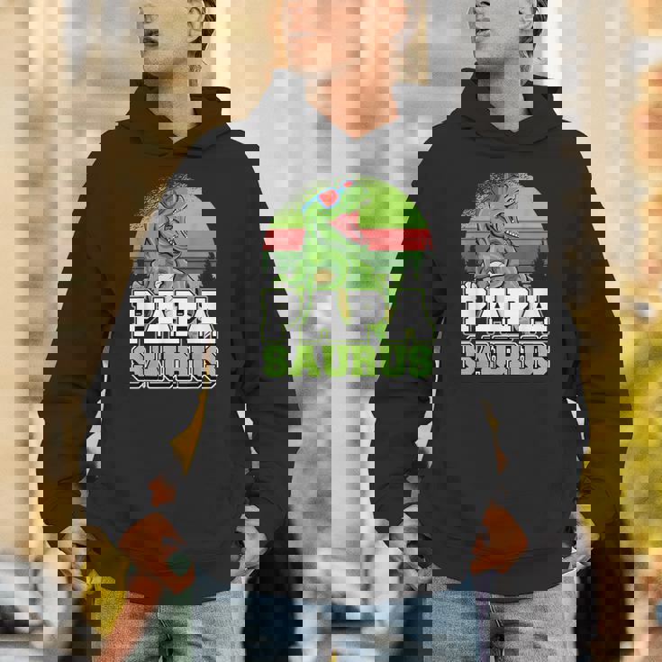 メンズ パパサウルス 恐竜 パパザウルス 父 誕生 誕生日 パーカー