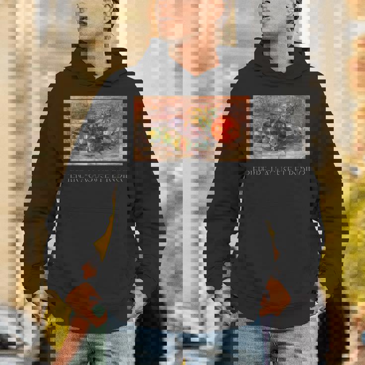 ピエール・オーギュスト・ルノワール作 ザクロとイチジク パーカー