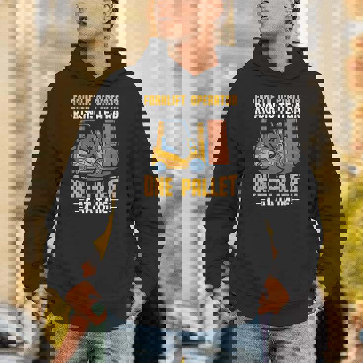 フォークリフト オペレーター レイジングバー パレット フォークリフトドライバー パーカー