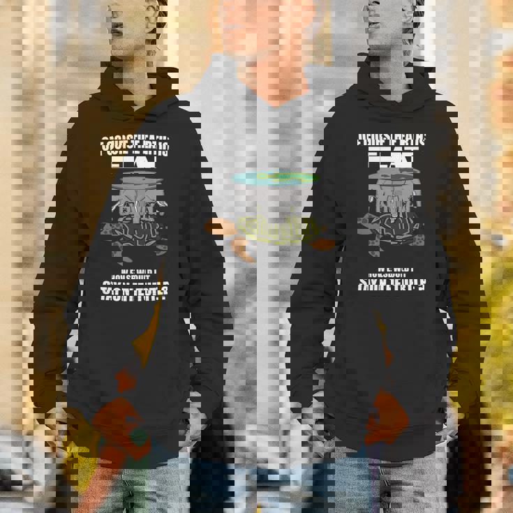 フラットアース理論 象 亀 フラットアース 面白科学 長袖tシャツ パーカー