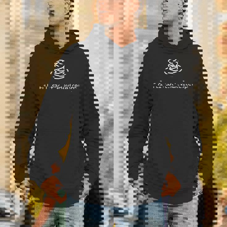 フルスタックの開発プログラマー 長袖tシャツ パーカー