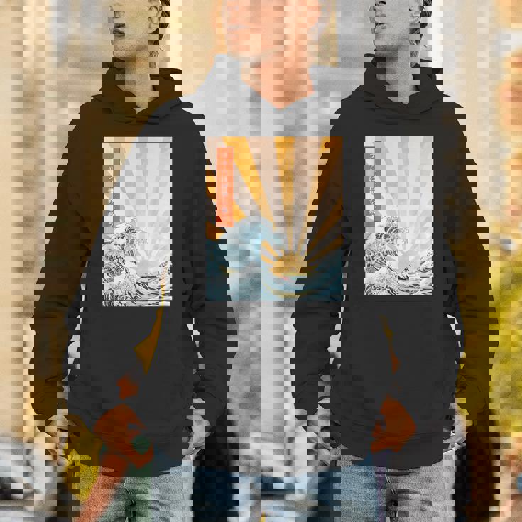 プリン 地球 日本語 浮世絵 和風デザイン 和柄 プリンは世界を救う パーカー