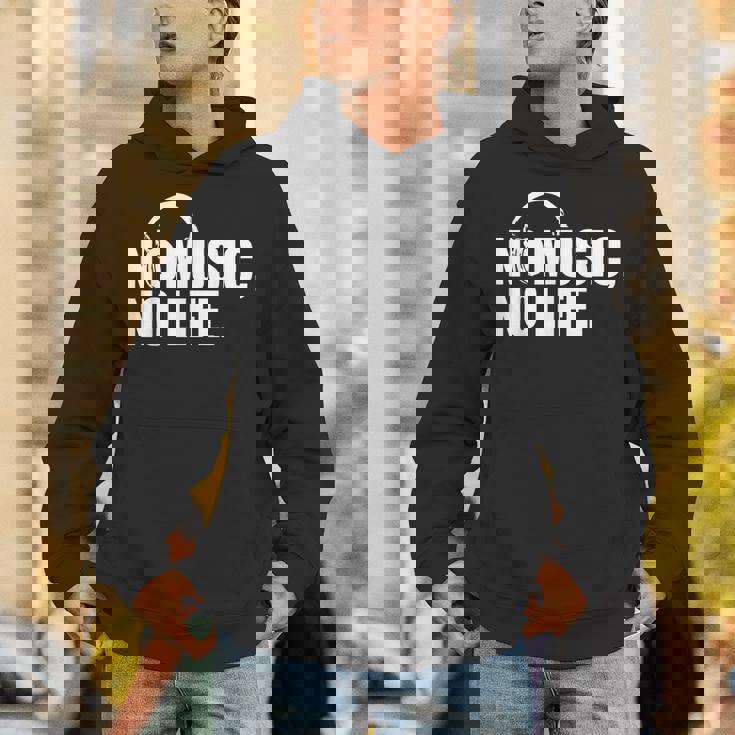 ヘッドホン No Music No Life Music Lover パーカー