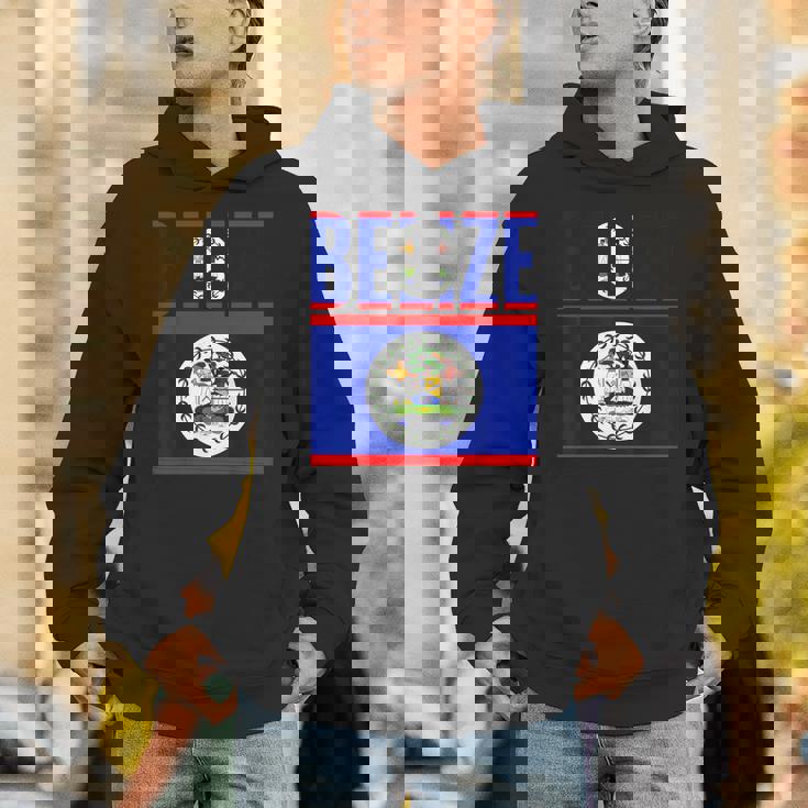 ベリーズ ベリーズの国旗 パーカー