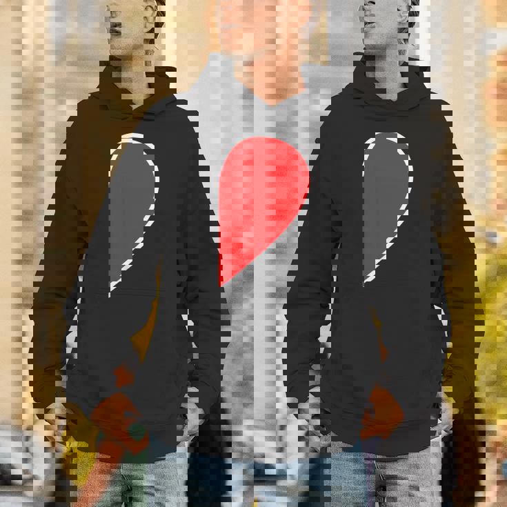 ペア ハート 親子 恋人（Right 右）（ビューティフルライフ）半分 コーデ リンク ルック かわいい パーカー