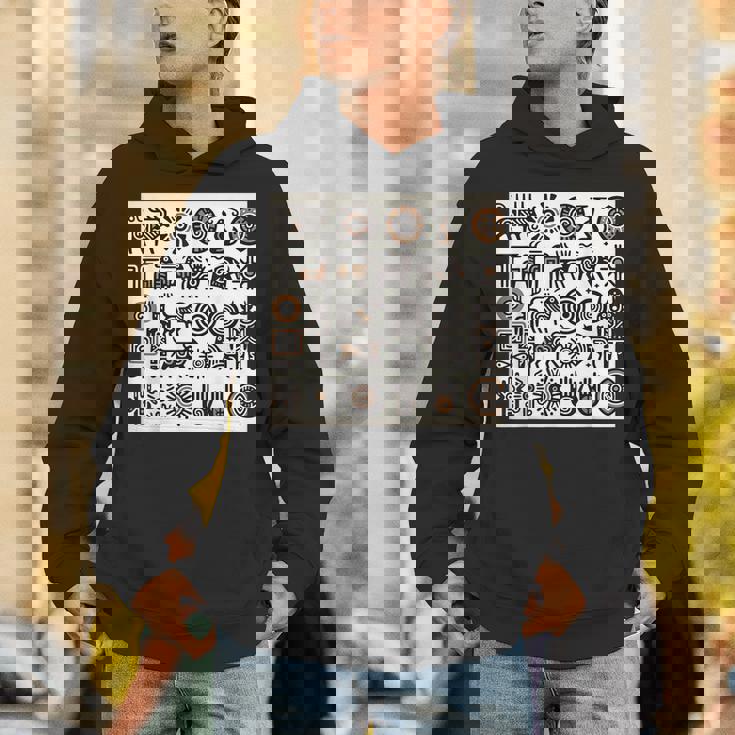 ペトログリフロックの彫刻ネイティブアメリカン パーカー