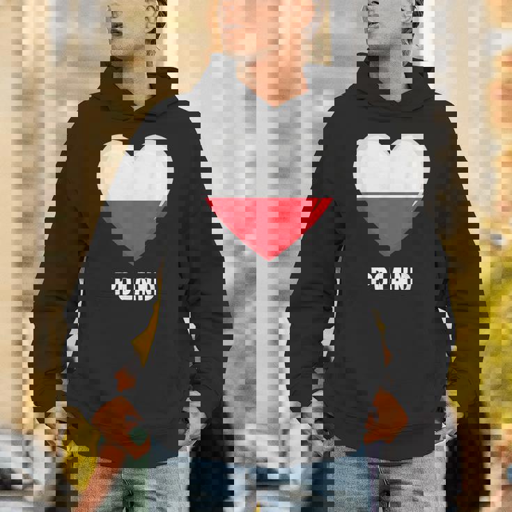 ポーランド国旗シャツ パーカー