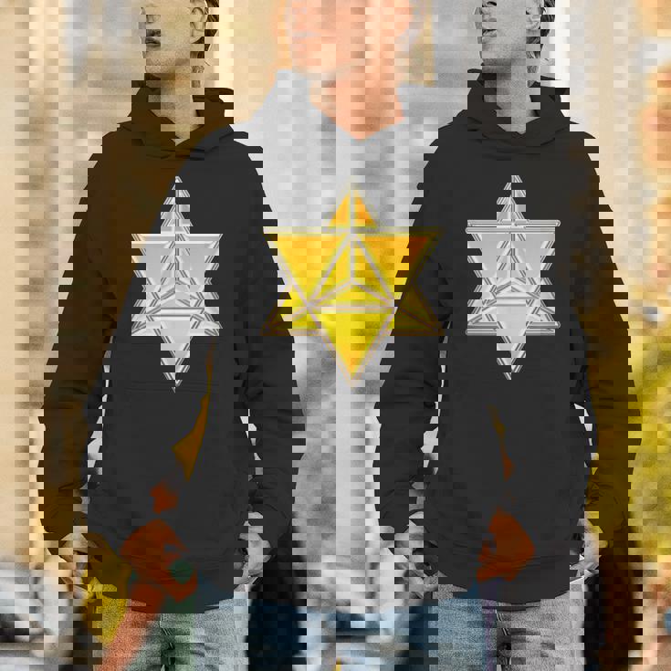 マカバ神聖幾何学ヨガスピリチュアリティ瞑想トレンド パーカー