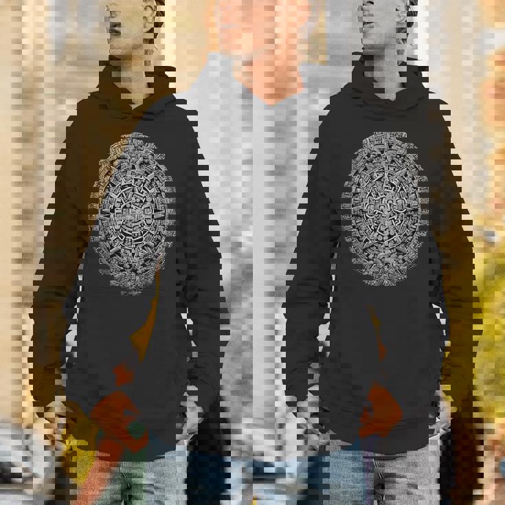 マヤ暦 マヤアステカ メキシコ 太陽 石 古代アステカ パーカー