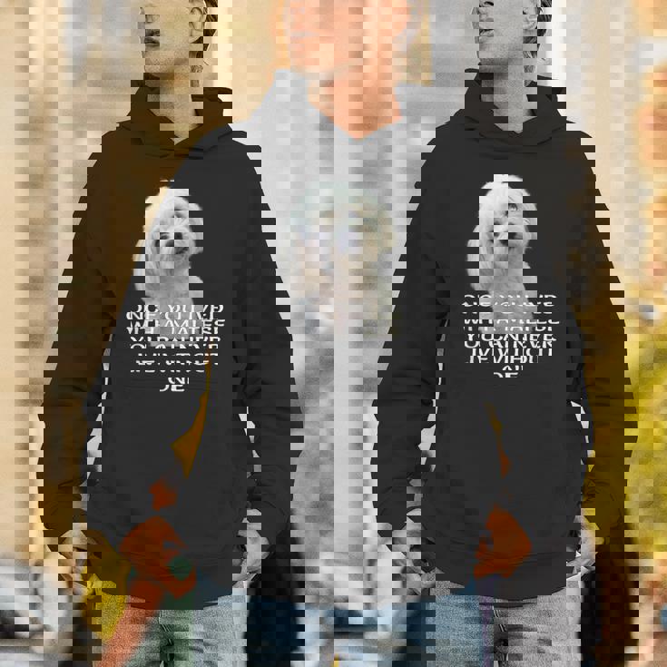 マルチーズ犬愛好家 子犬オーナー 真の愛 引用句デザイン パーカー