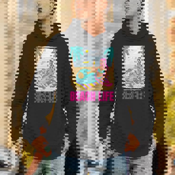 マーメイドビーチライフ 長袖tシャツ パーカー