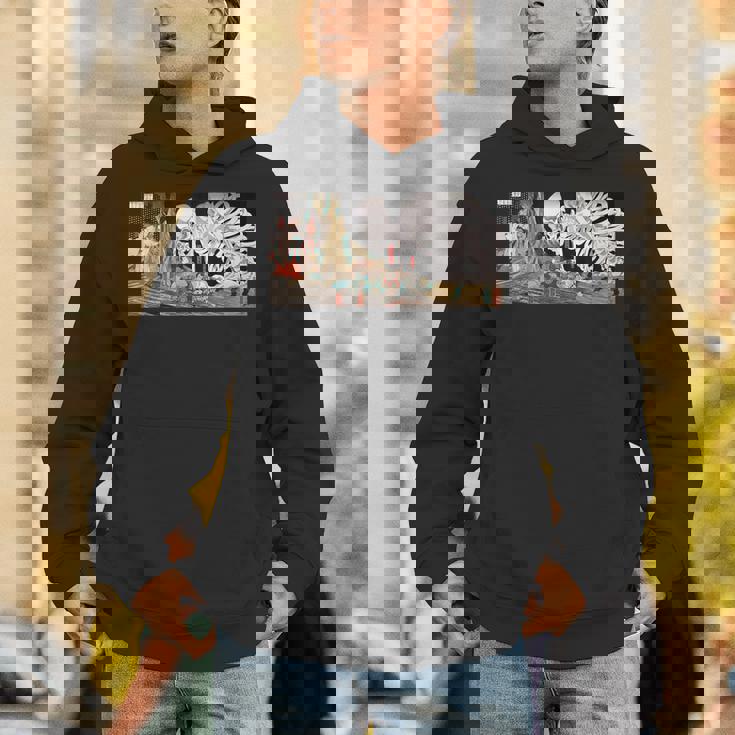 ミツクニ スケルトンスペクターに逆らう 歌川国芳作 パーカー