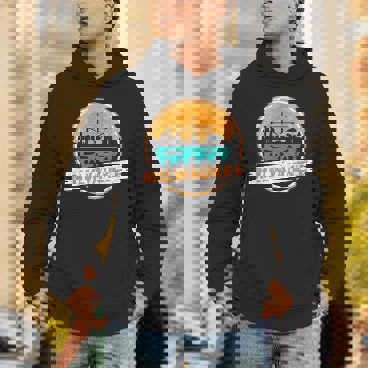 ミルウォーキー スカイライン ランドマーク ミルウォーキー ベイ ヴィンテージ パーカー