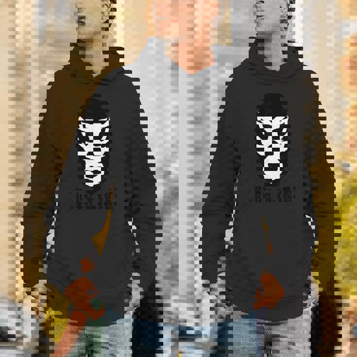 メキシカンルチャドール ルチャリブレ ブラック&ホワイト レスリングマスク パーカー