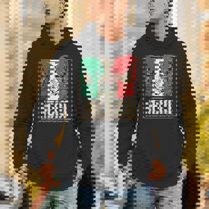 メキシコ ボクシンググローブ メキシコプライド スポーツファン ボクサーメンズ パーカー