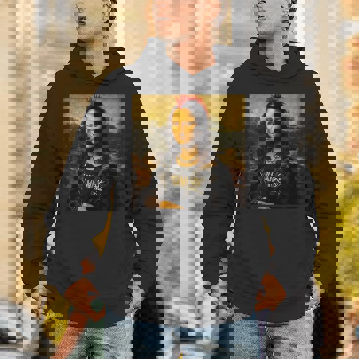 モナリザ パンク風 パロディデザイン パーカー