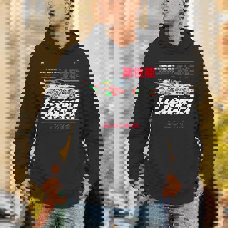 モーターオイル レーシングカー 日本語グラフィック Papl3540 パーカー