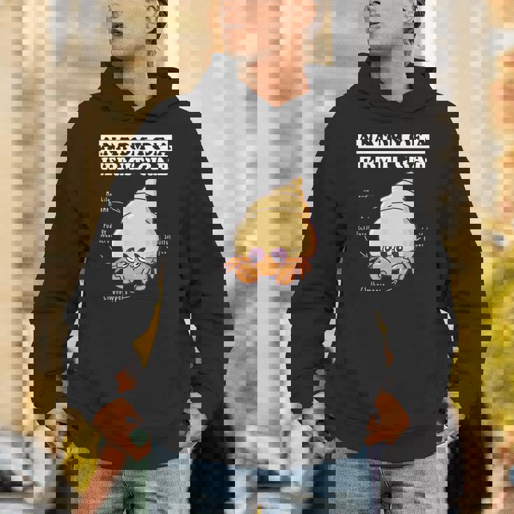 ヤドカリの解剖学 面白い カワイイ ヤドカリ チビ パーカー