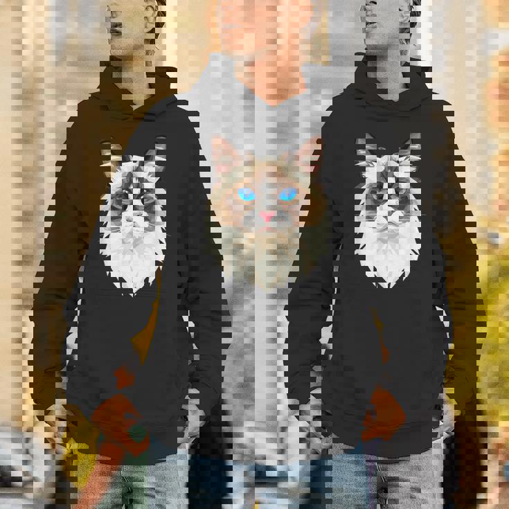 ラグドール猫ラグドール猫猫ママ甘いラグドール猫 パーカー