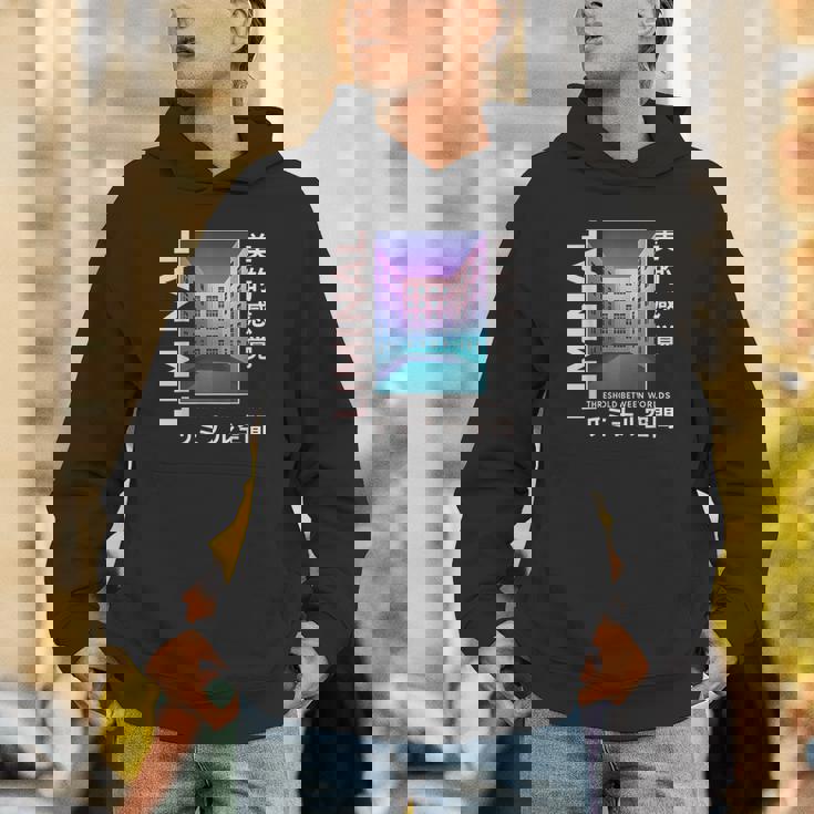 リミナルスペース 美的感覚 日本美的バイブデザイン パーカー