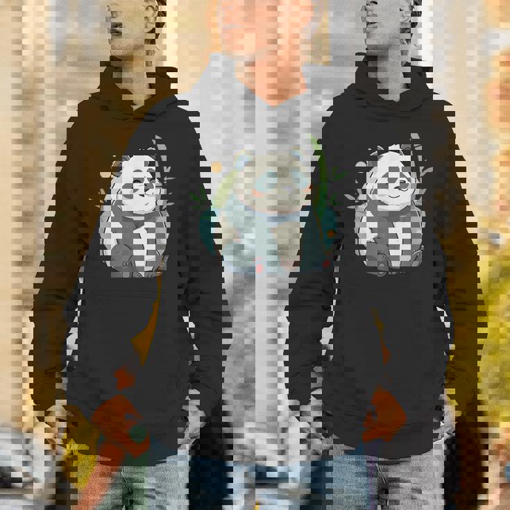 リラックス竹林ぽっちゃりパンダ美学 パーカー