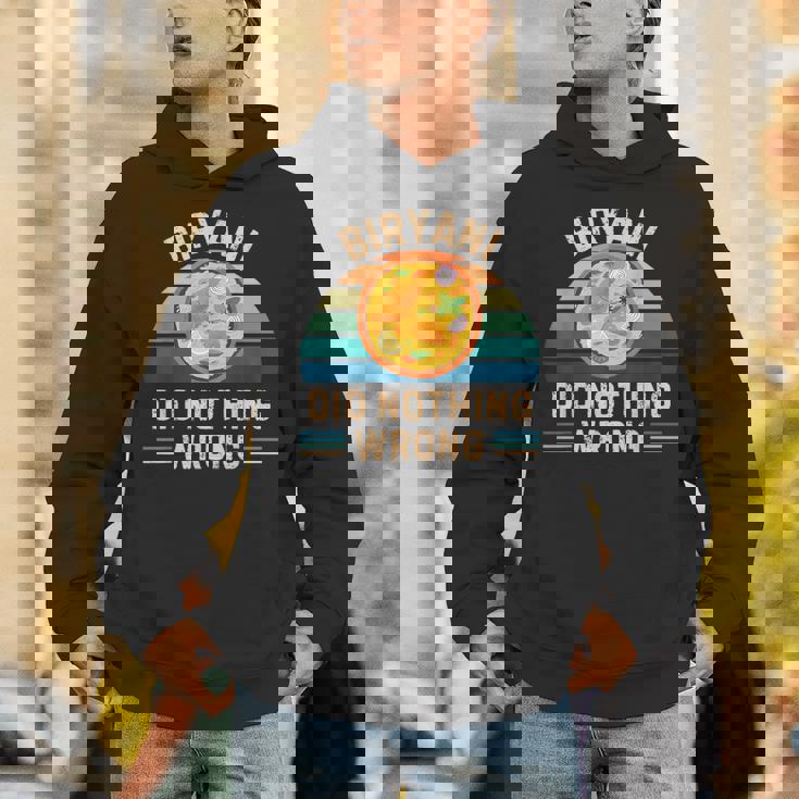 レトロ ビリヤニ Did Nothing Wrong ヴィンテージ ビリヤニ 食品愛好家 パーカー