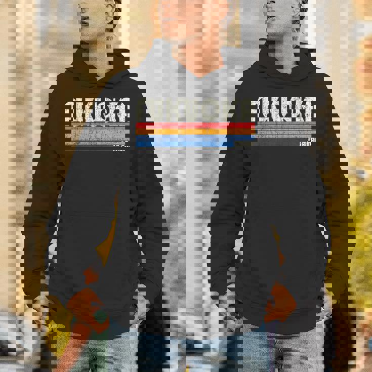 レトロ ヴィンテージ 70年代80年代風 福岡 日本 パーカー