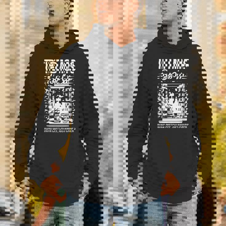 レトロ 疲れたママ ブッククラブ 本っぽい Booktrovert パーカー